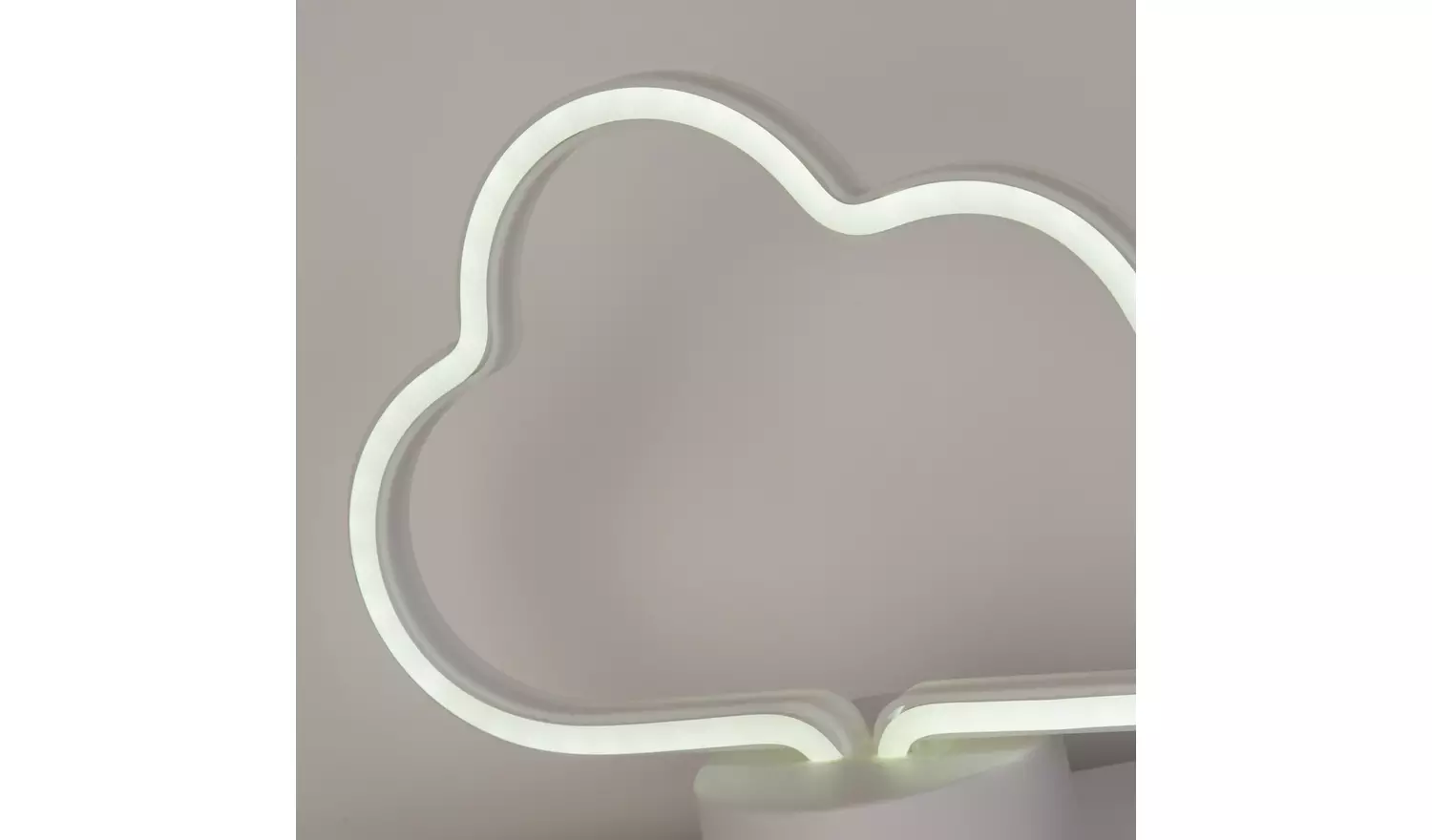 Searchlight Cloud Neon Effect LED Table Lamp - White