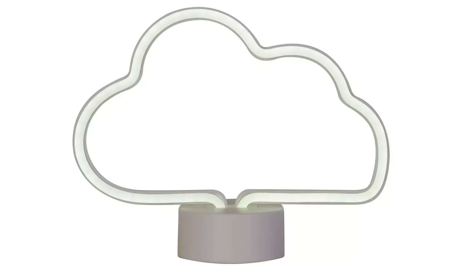 Searchlight Cloud Neon Effect LED Table Lamp - White
