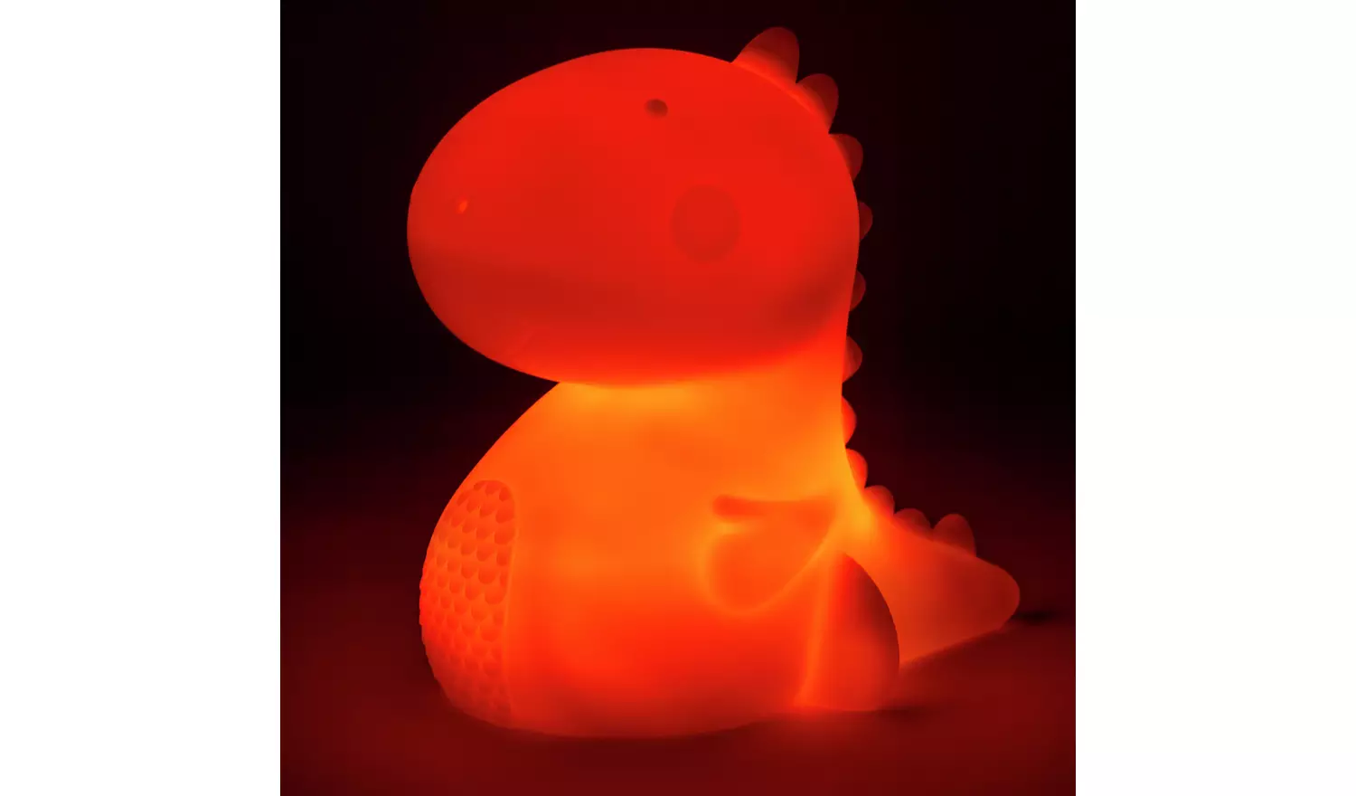 Fizz Creations Kids Dinosaur Colour Changing Lamp - White