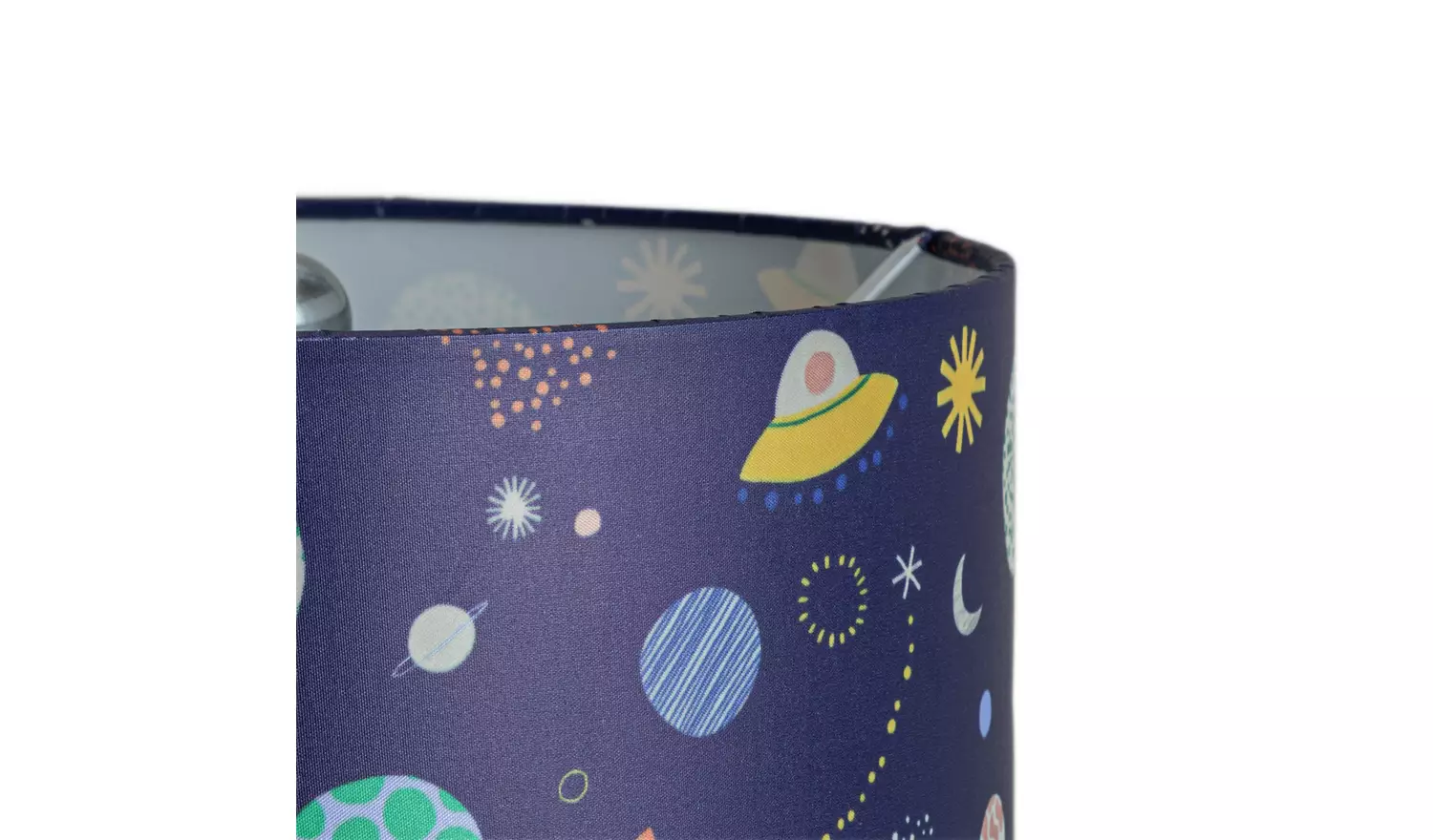 Habitat Kids Glow-in-the-Dark Space Drum Lampshade - 25cm