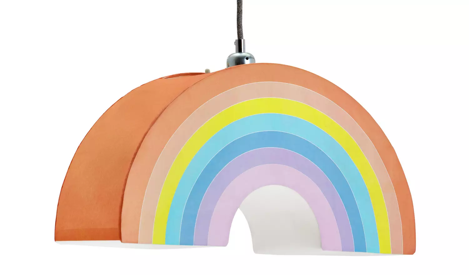 Habitat Kids Rainbow Paper Shade - Multicoloured