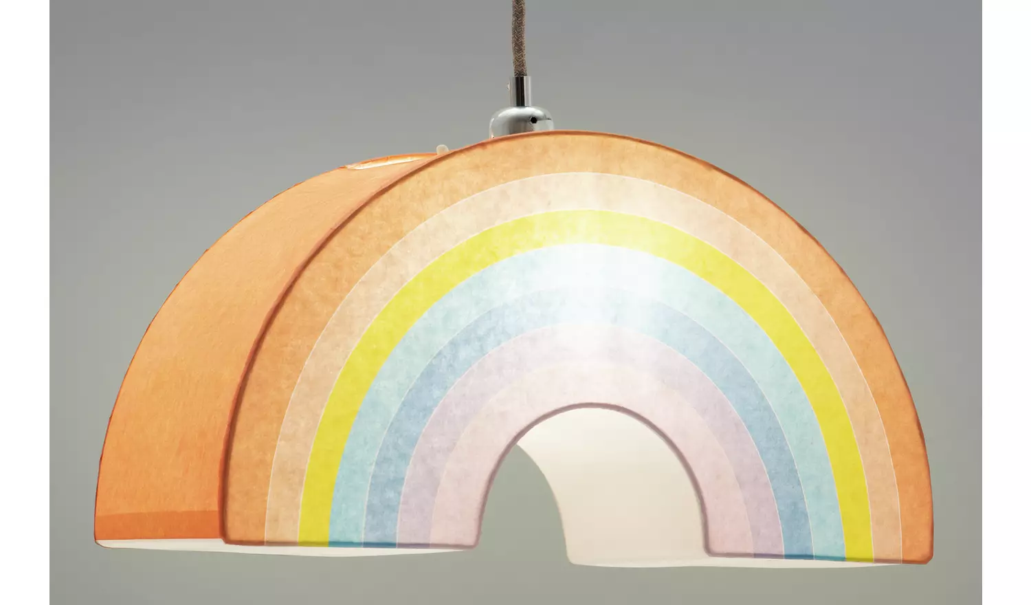 Habitat Kids Rainbow Paper Shade - Multicoloured