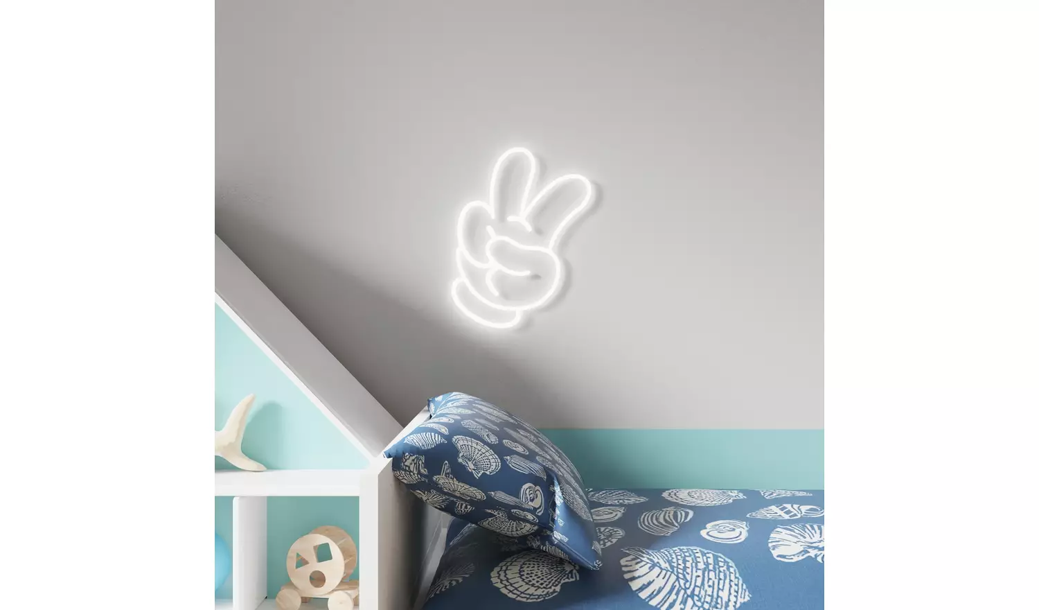 Yellowpop Disney Glove Peace LED Neon Effect Light