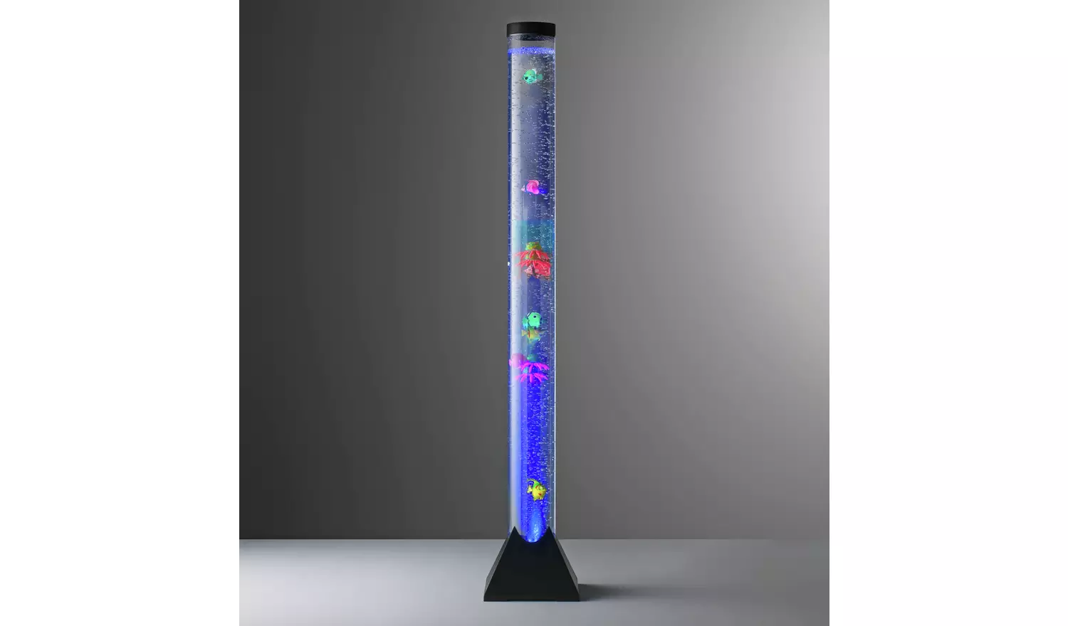 Argos Home Sensory Bubble Fish Floor Lamp - Black