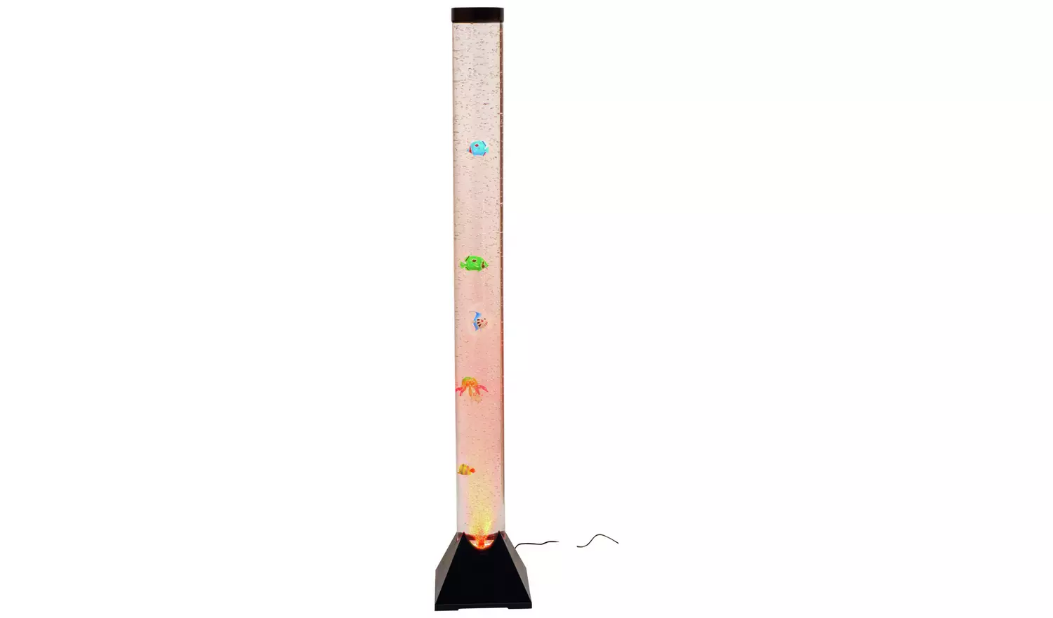 Argos Home Sensory Bubble Fish Floor Lamp - Black