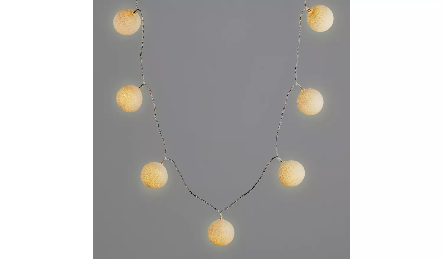 Habitat Ball String Lights - White
