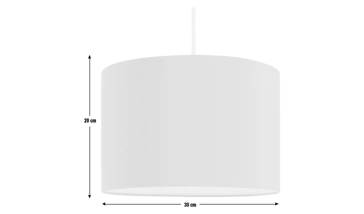 Argos Home Taupe Easy Fit Drum Lampshade - 30 cm