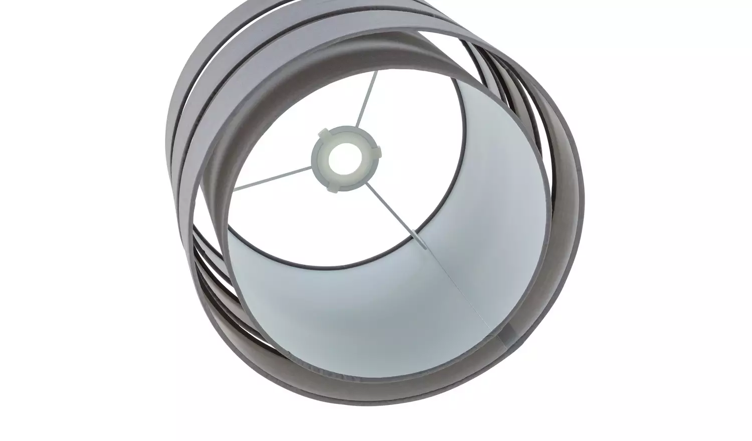 Argos Home Grey Easy Fit 3 Tier Lampshade - 30cm