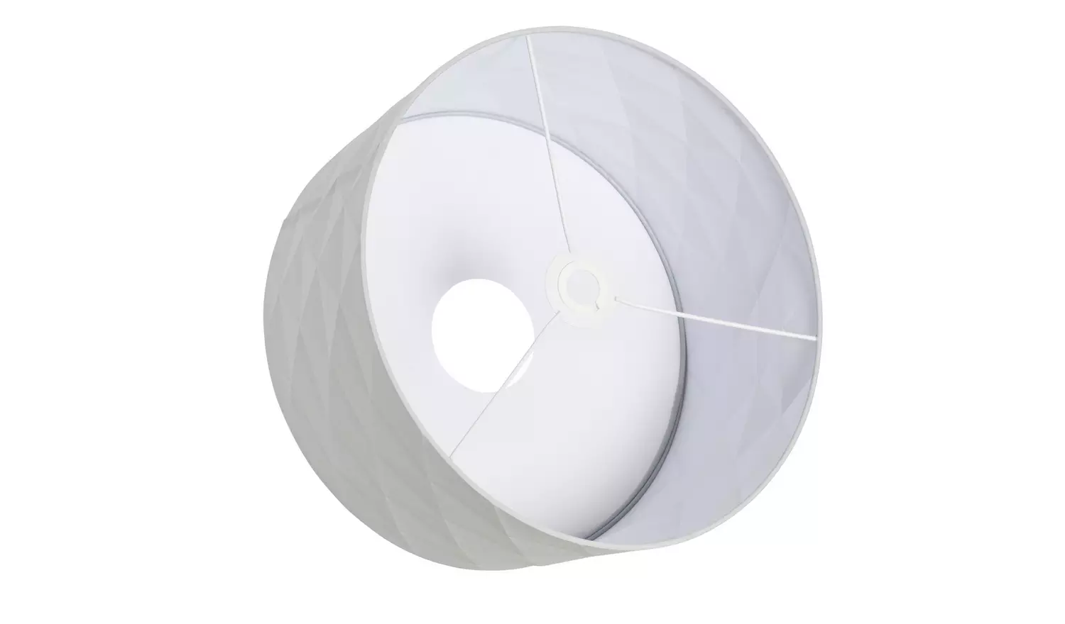 Argos Home Skandi Grey Geometric Easy Fit Drum Lampshade