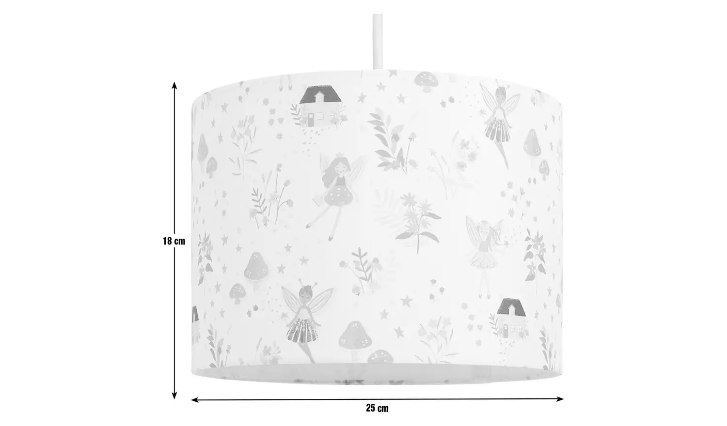 Habitat Kids Story Time Glow in Dark 25cm Shade - Pink