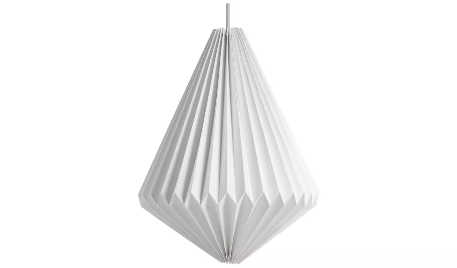 Habitat Origami White Paper Easy Fit Lampshade - 30cm