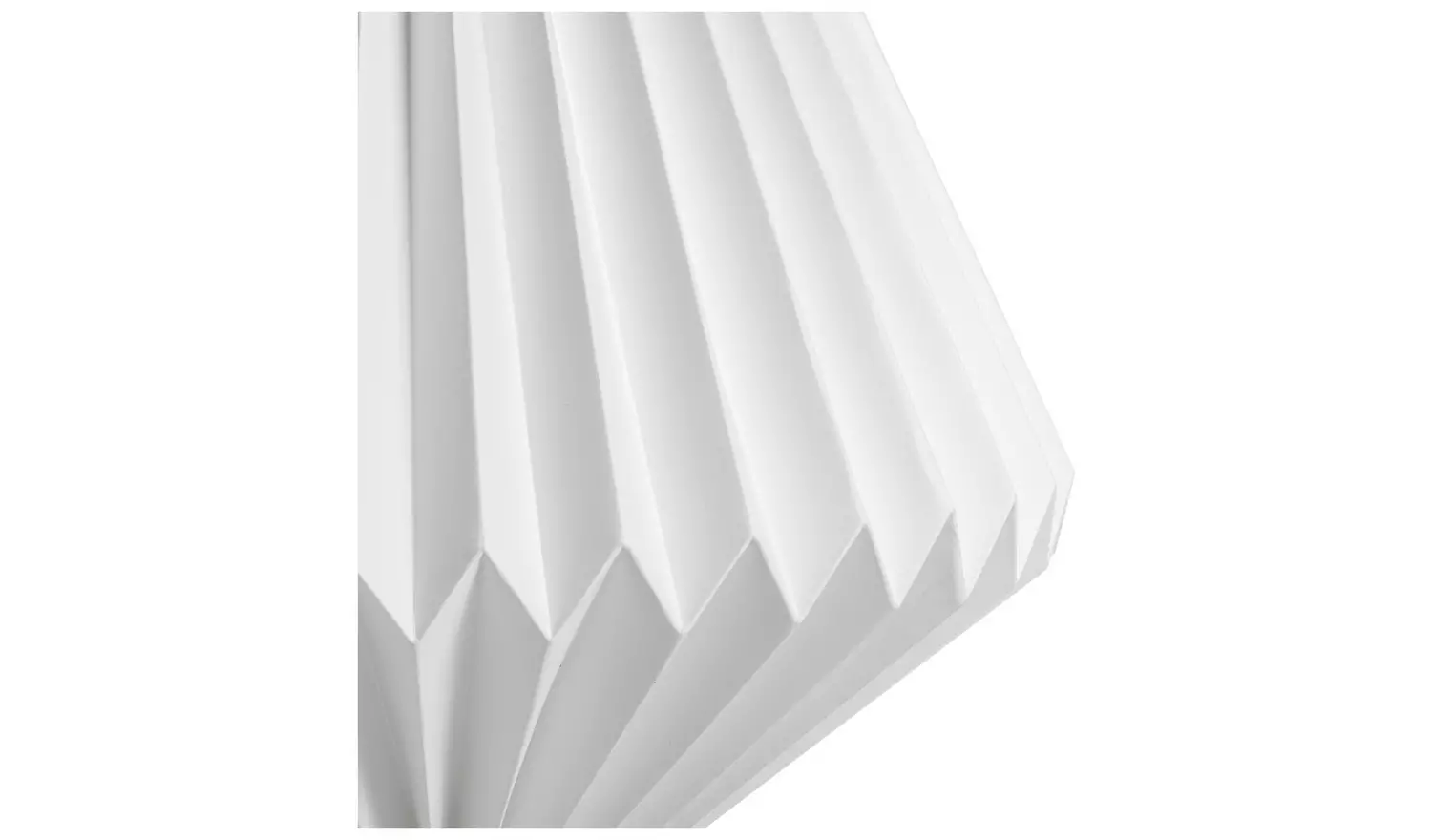 Habitat Origami White Paper Easy Fit Lampshade - 30cm