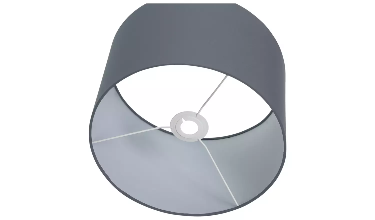 Argos Home Charcoal Easy Fit Drum Lampshade - 30cm