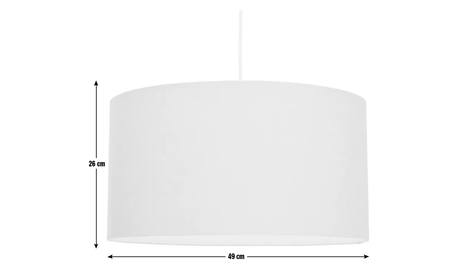 Habitat Sage Green Linen Effect Easy Fit Drum Lampshade-49cm