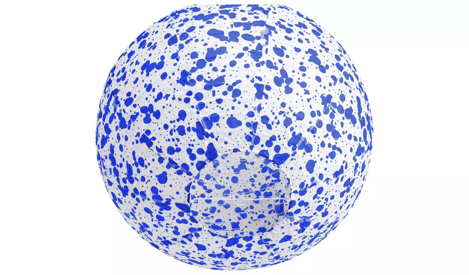 Habitat 60 Blue & White Patterned Easy Fit Paper Shade -50cm