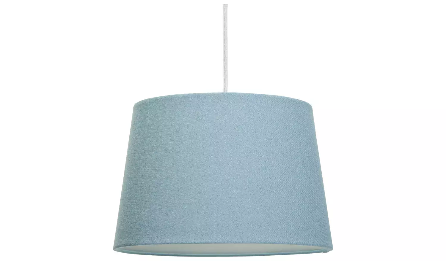 Habitat Blue Textured Easy Fit Tapered Lampshade - 30cm