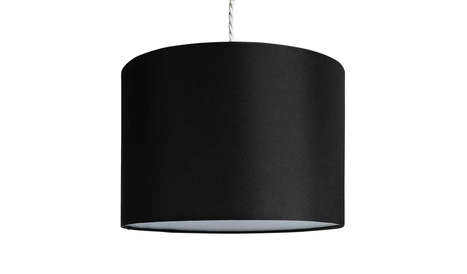 Argos Home Black Easy Fit Drum Lampshade - 30cm