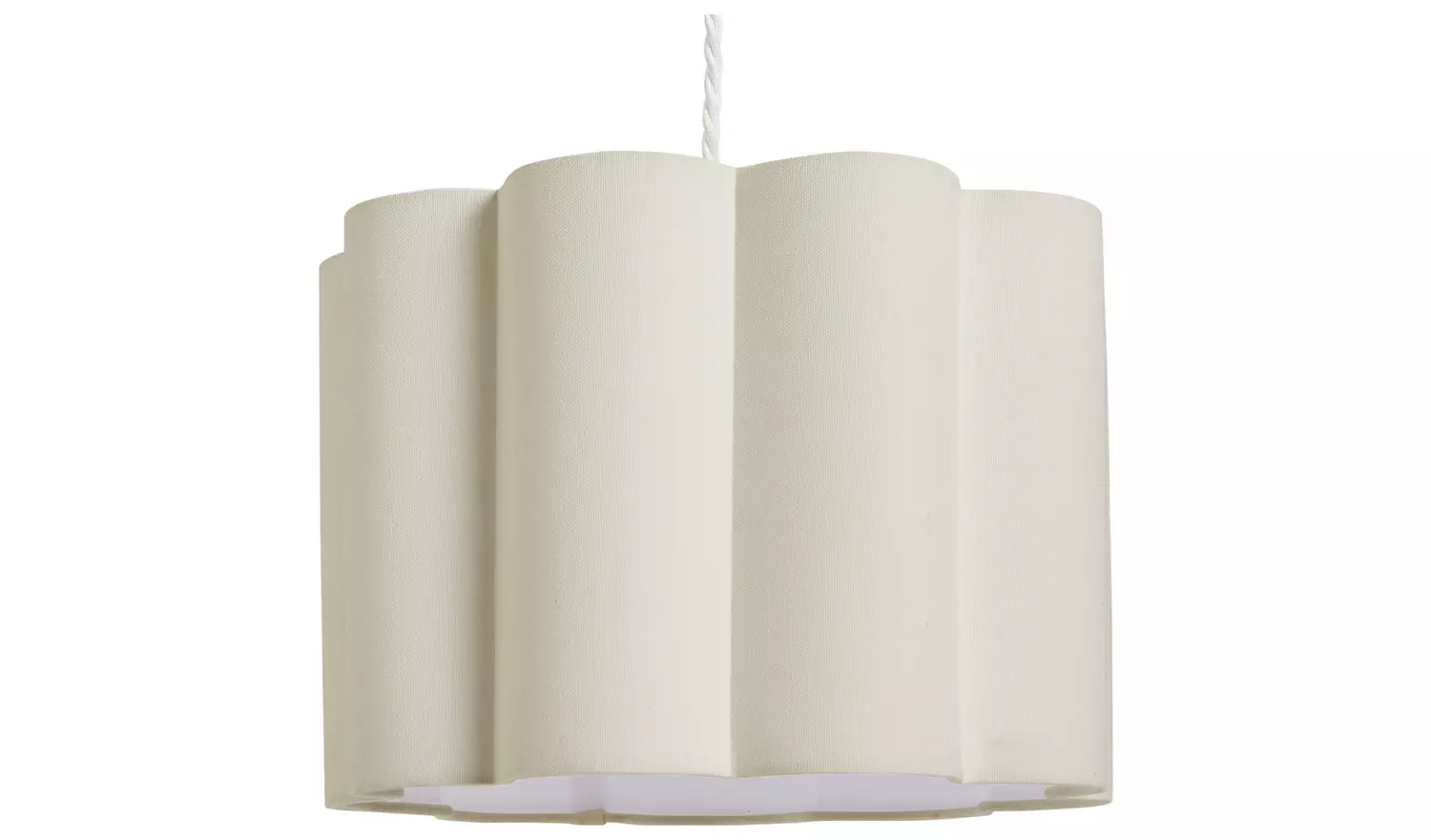 Habitat Pleat Natural Easy Fit Lampshade - 30cm