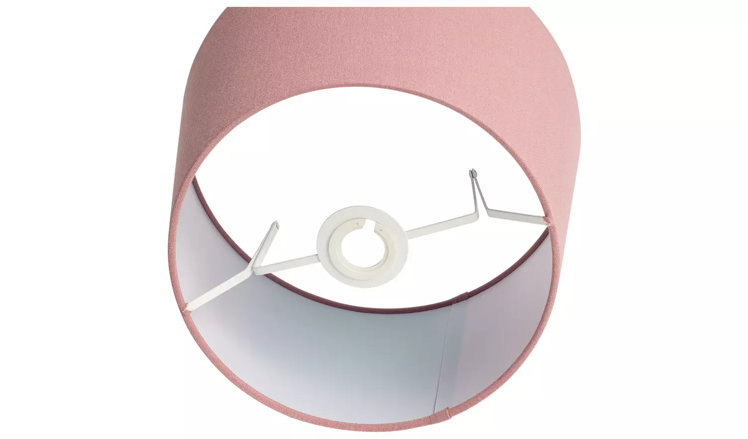Habitat Pink Textured Easy Fit Tapered Lampshade - 30cm