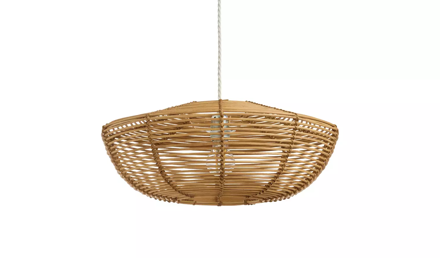 Habitat Mariana Rattan Lampshade - 50cm