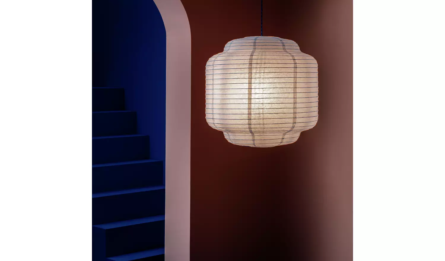 Habitat 60 Cirro Easy Fit Paper Shade - 60x60cm - White