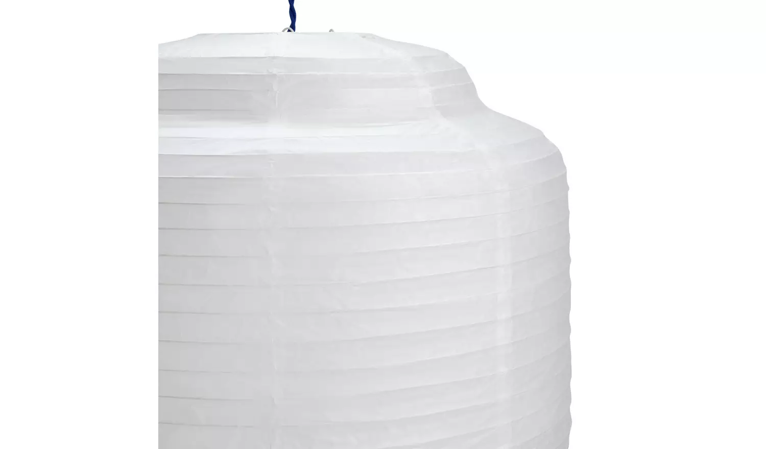 Habitat 60 Cirro Easy Fit Paper Shade - 60x60cm - White