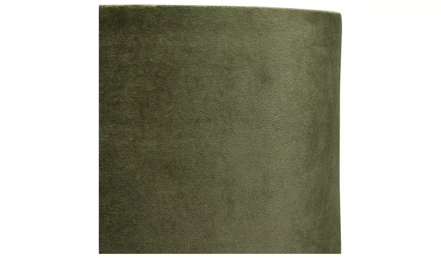 Habitat Green Velvet Easy Fit Drum Lampshade - 30cm