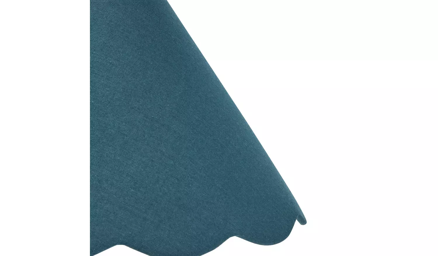 Habitat Scallop Edge Ink Blue Lampshade - 32cm