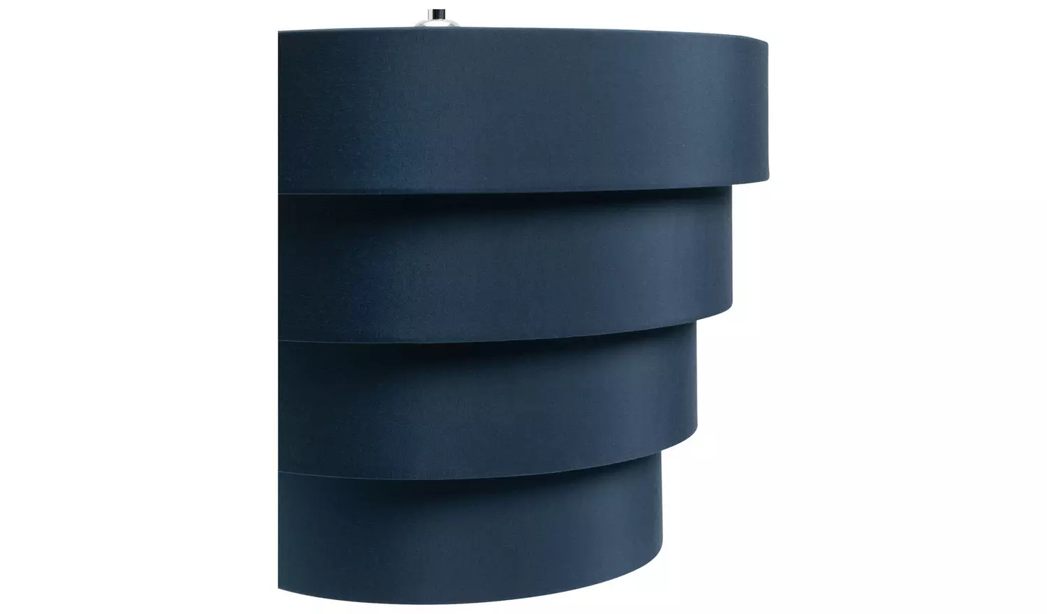 Argos Home Navy Easy Fit Stacked4 Tier Lampshade - 45cm