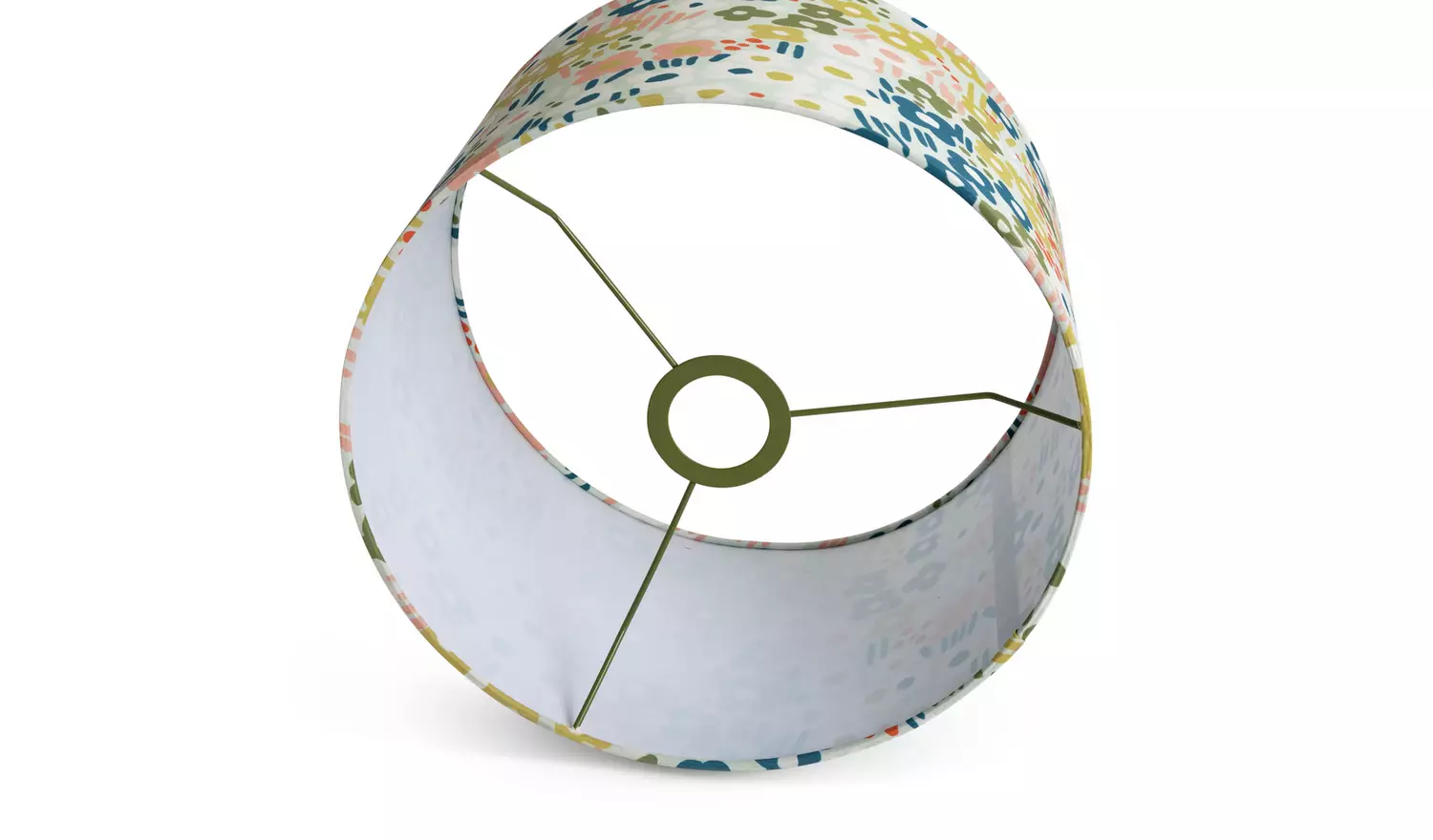 Habitat x Scion Blue Meadow Drum Lampshade - 30cm