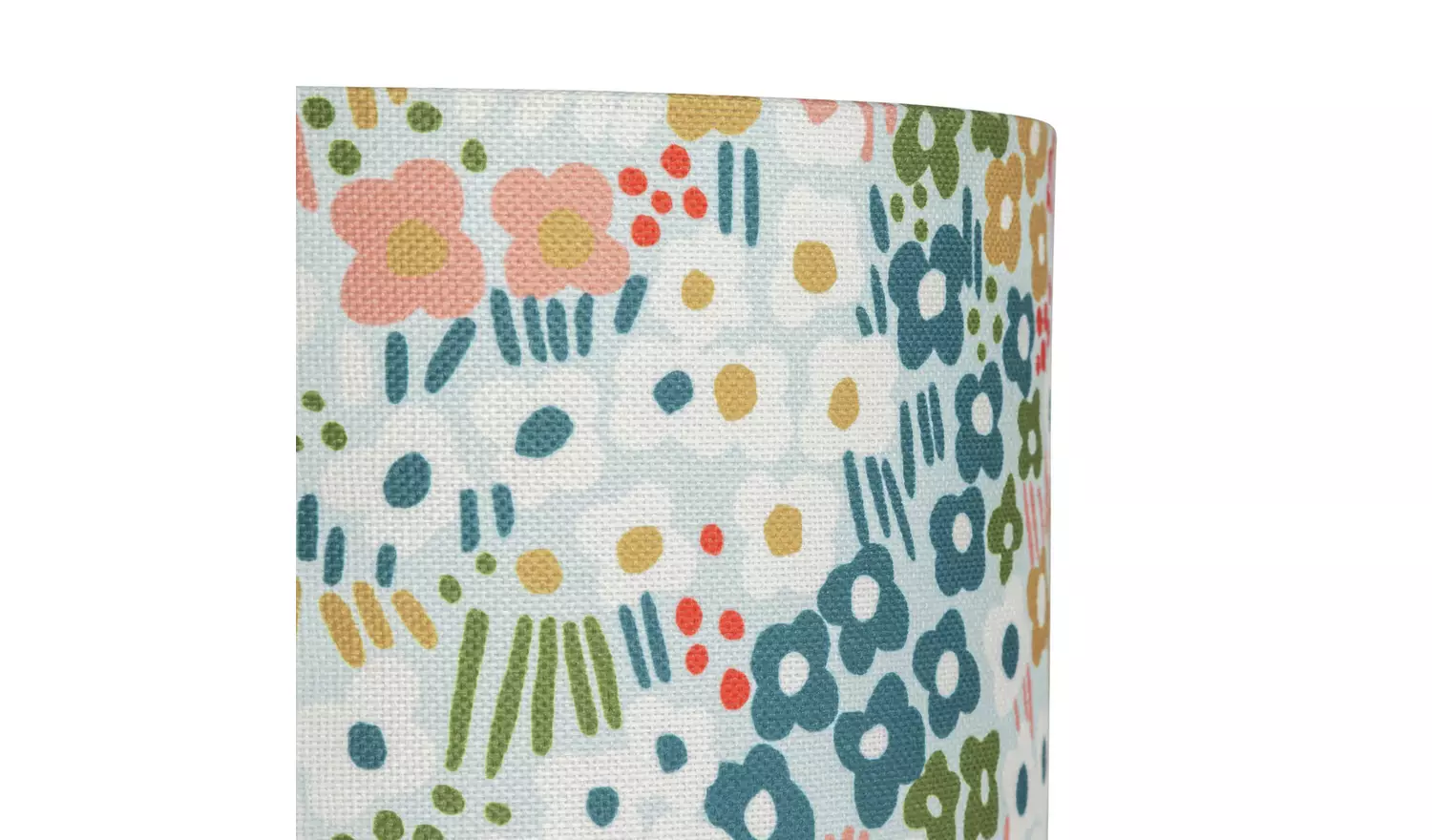 Habitat x Scion Blue Meadow Drum Lampshade - 30cm