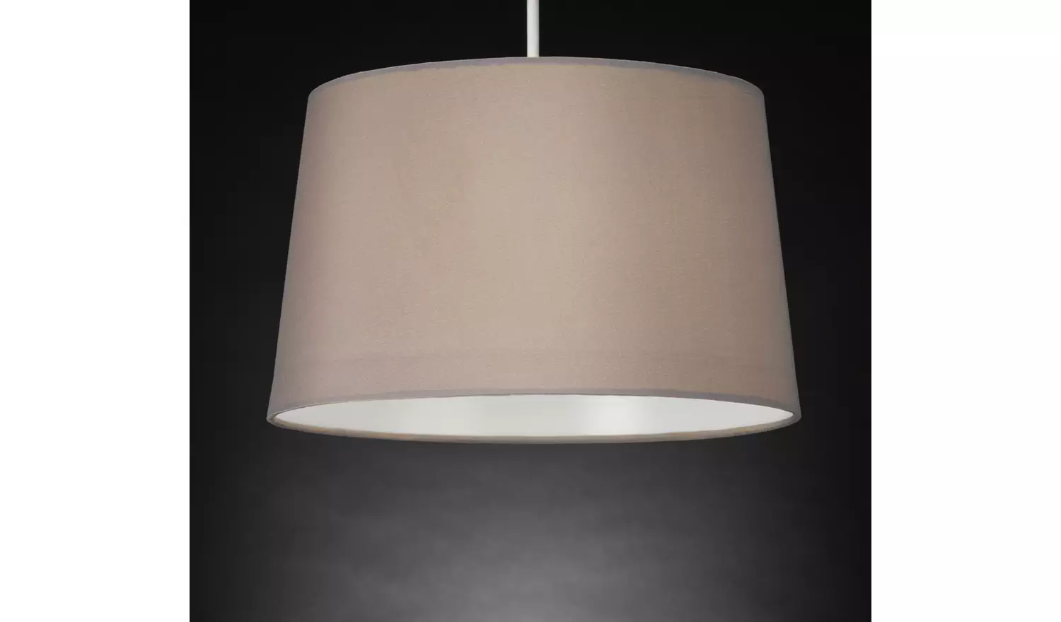 Argos Home Flint Grey Easy Fit Tapered Lampshade - 29cm