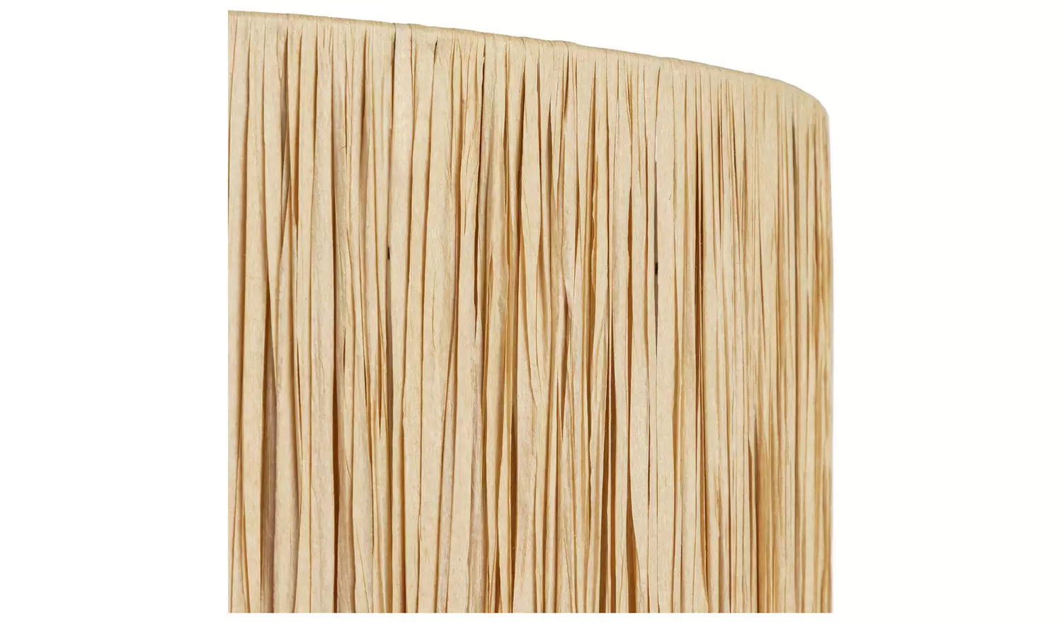 Habitat Salto Beige Raffia Drum Lampshade - 40cm