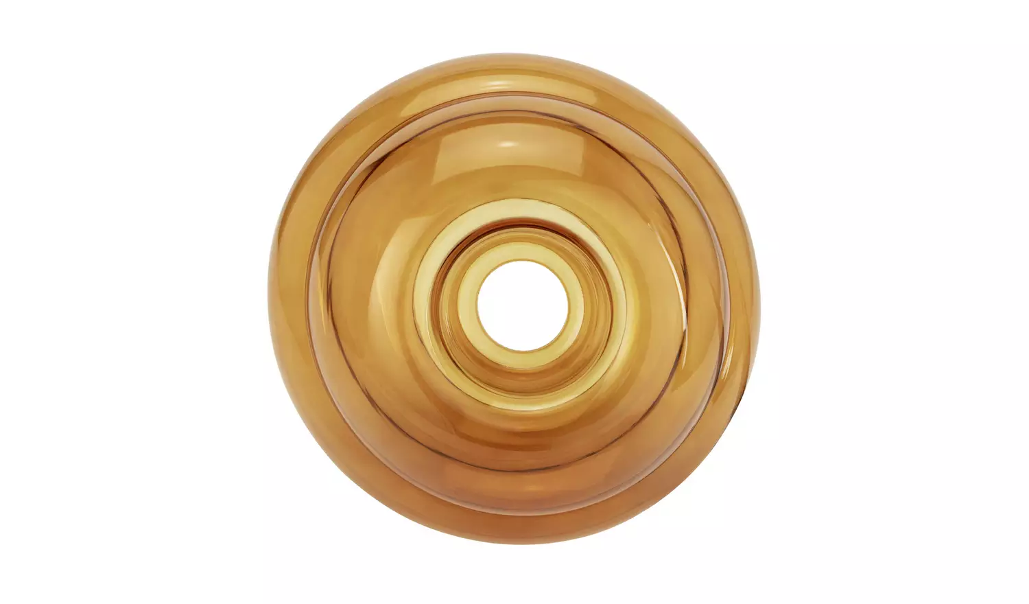 Habitat Orange Glass Honeycomb Easy Fit Lampshade - 25cm