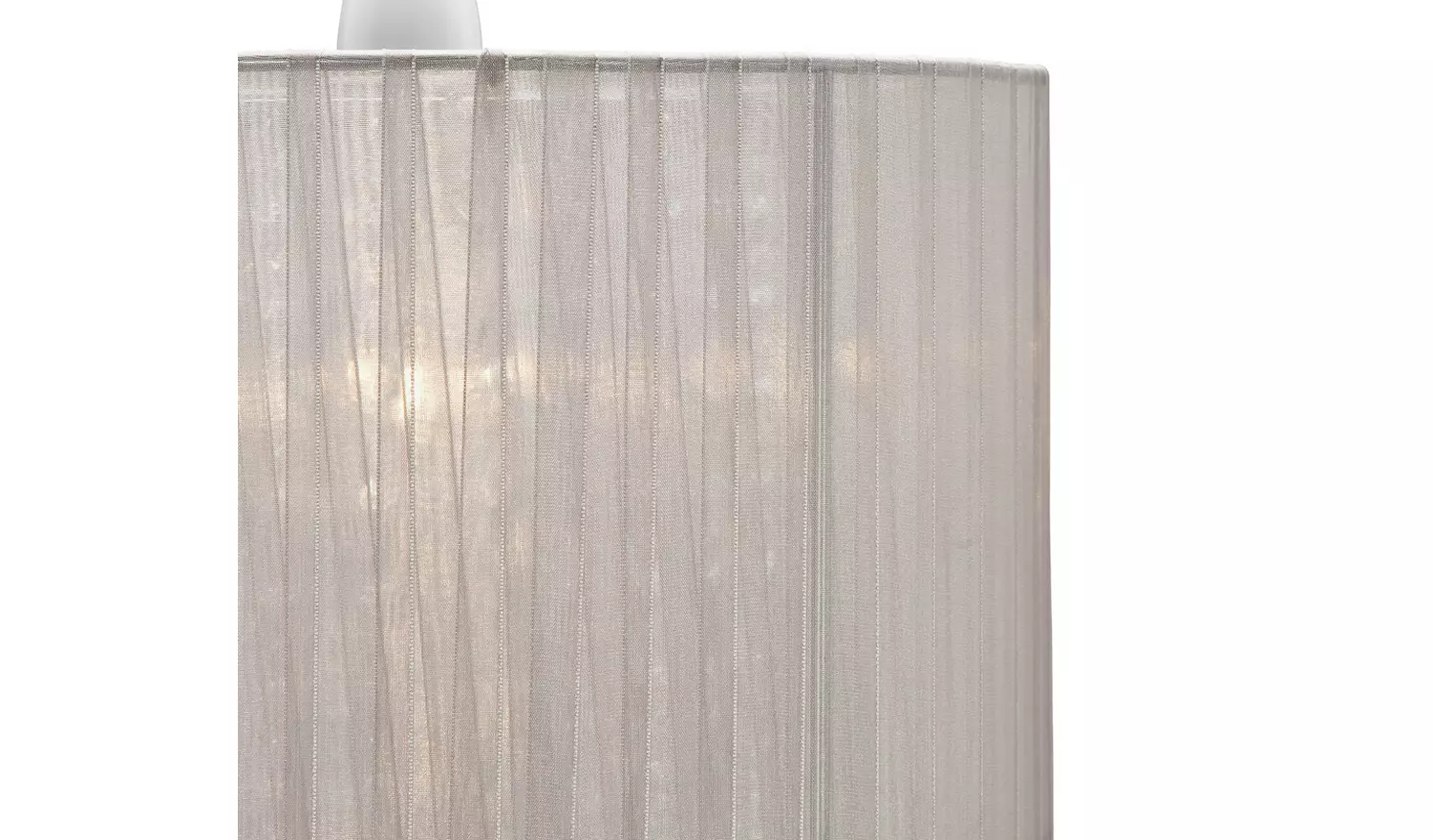 Argos Home Grazia Grey Beaded Lampshade - 30cm