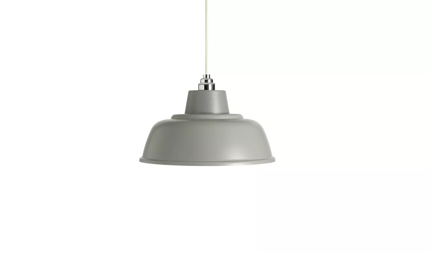 Argos Home Flint Grey Metal Easy Fit Pendant Shade - 30cm