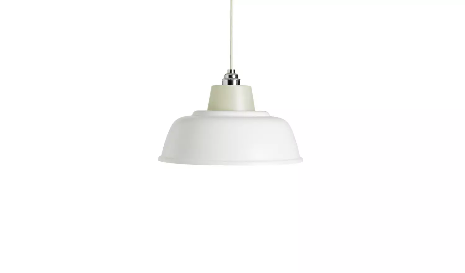 Argos Home White Metal Easy Fit Pendant Shade - 30cm