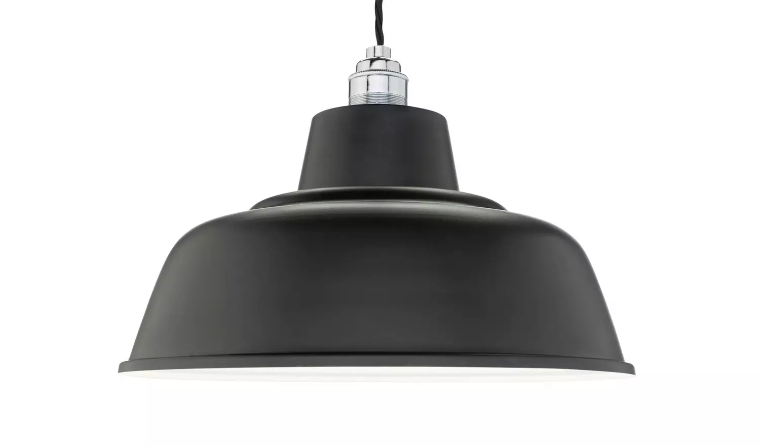 Argos Home Black Metal Easy Fit Pendant Shade - 30cm