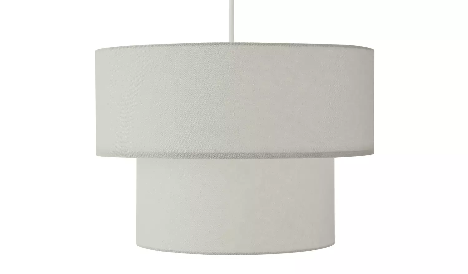 Habitat Grey 2 Tier Easy Fit Pendant Shade - 35cm