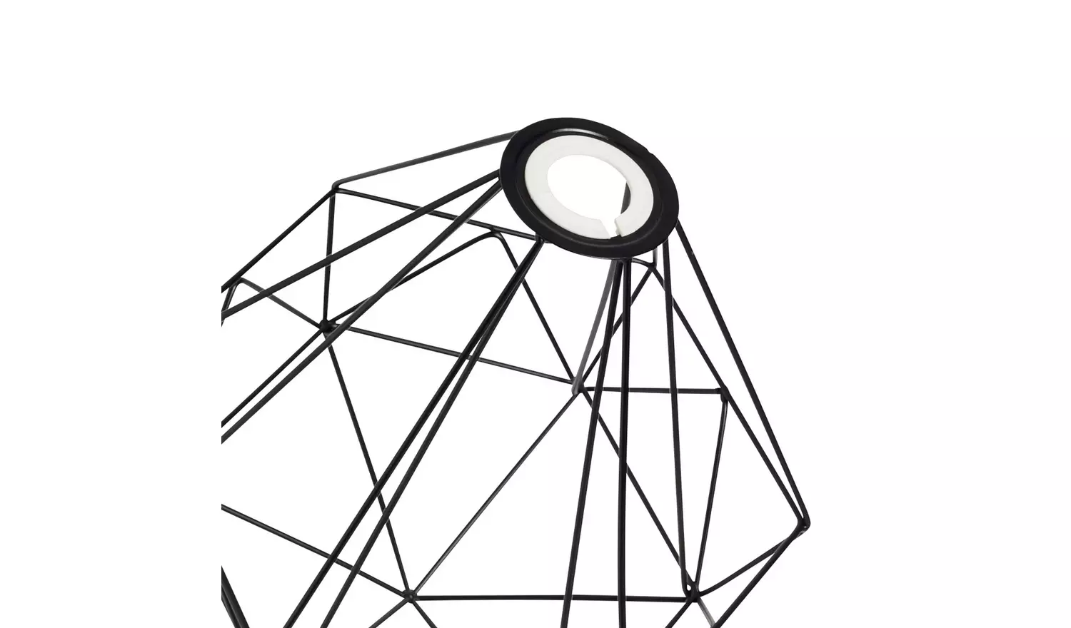 Argos Home Kanso Black Wire Easy Fit Pendant Shade - 25cm