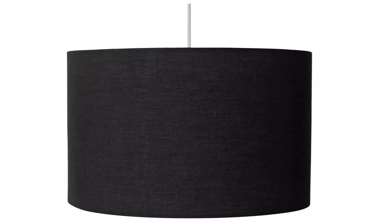 Argos Home Black Easy Fit Drum Lampshade - 40cm