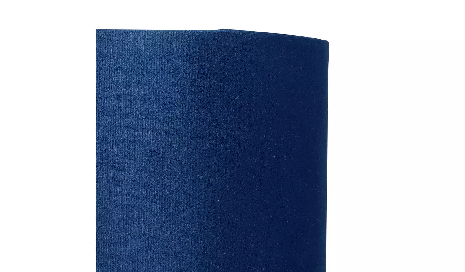 Habitat Navy Blue Velvet Easy Fit Drum Lampshade - 30cm