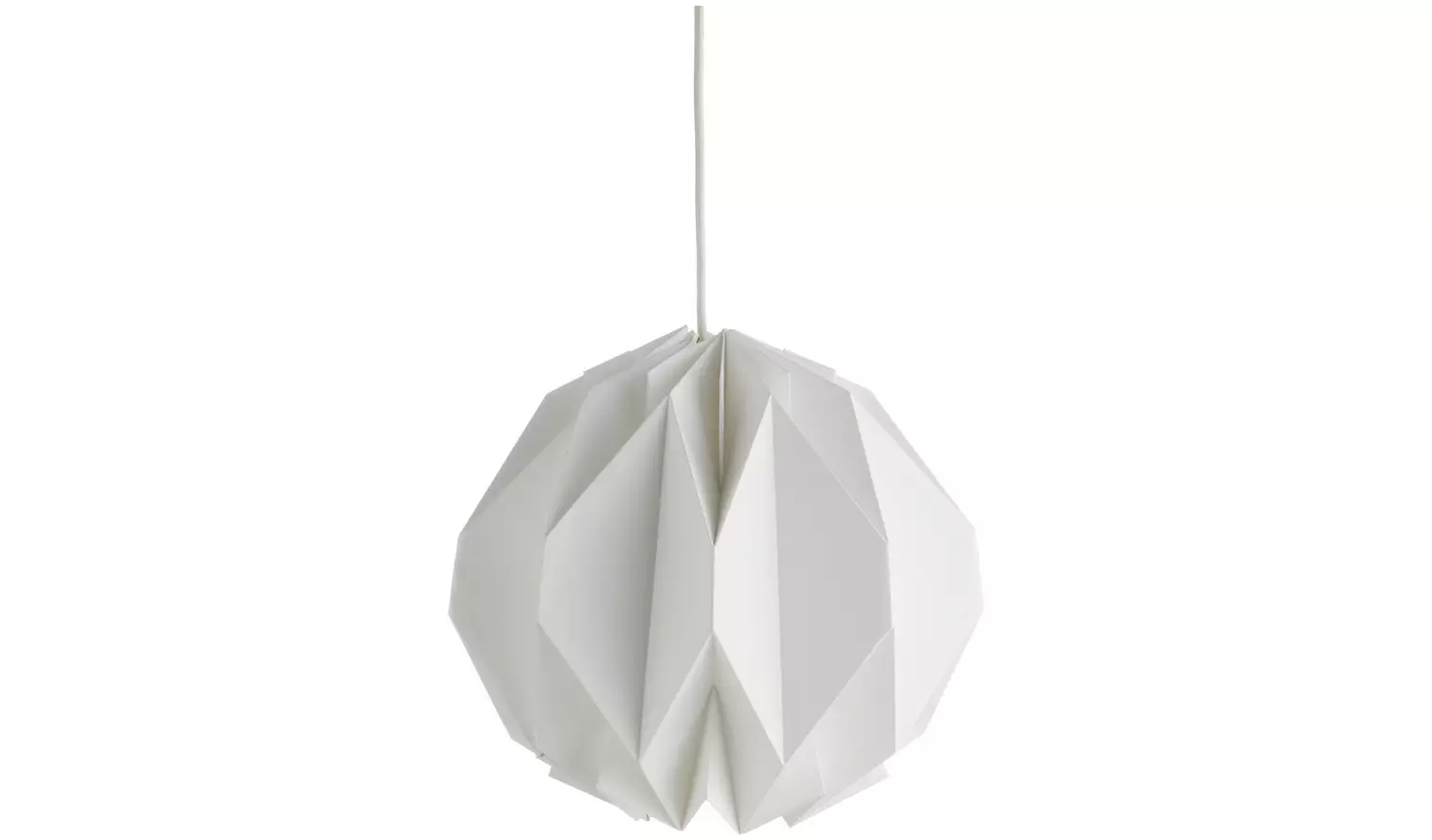 Habitat Origami White Paper Easy Fit Lampshade - 36cm