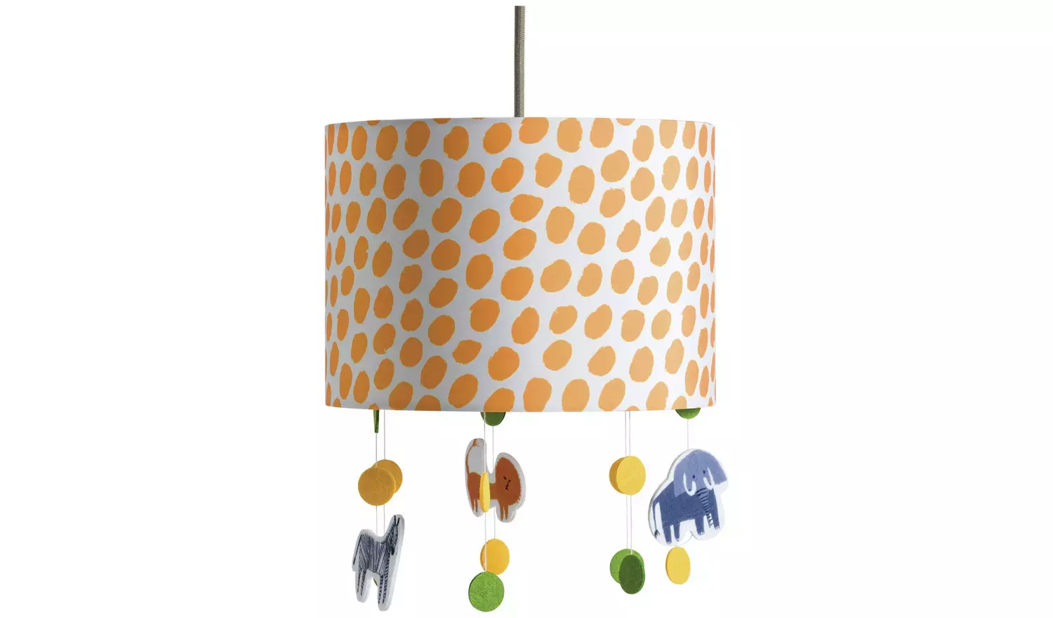 Habitat Kids Into the Wild Safari Drum Lampshade - 25cm