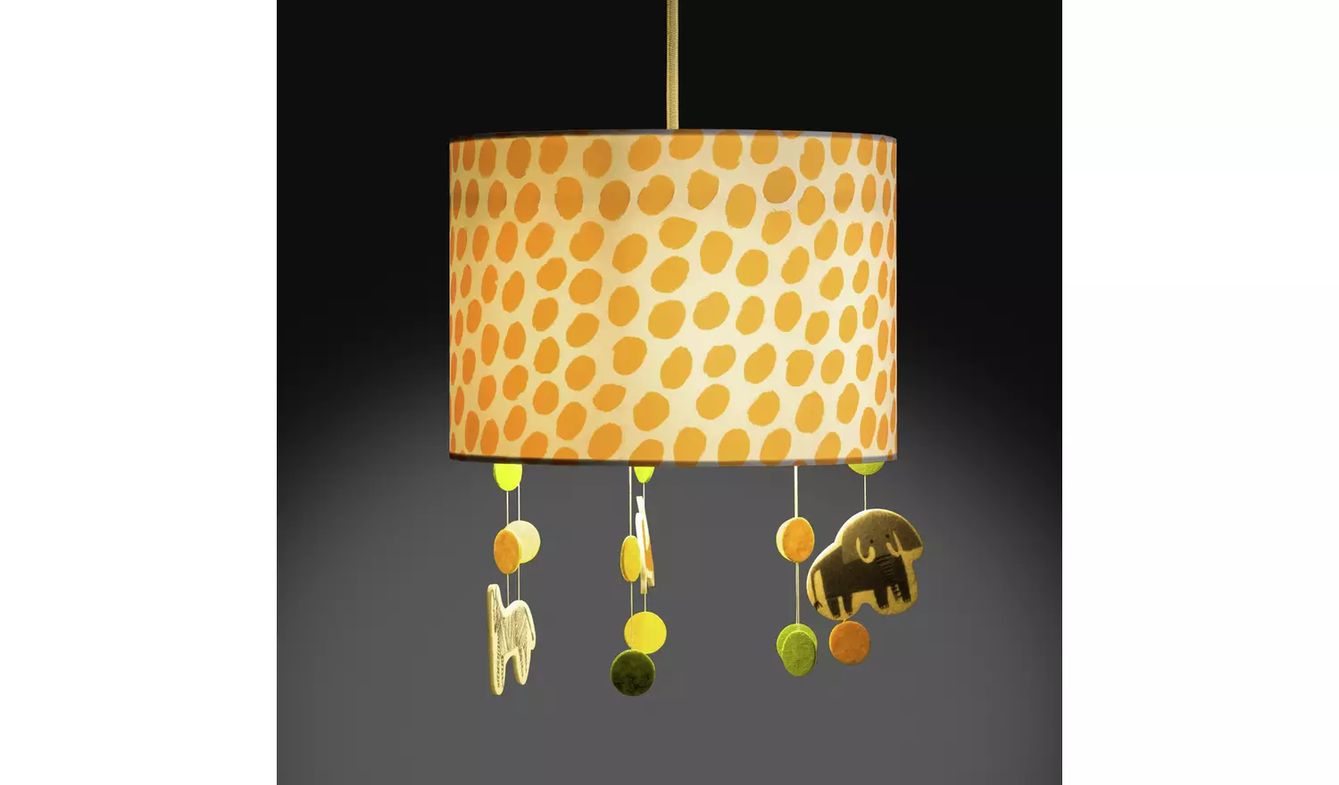 Habitat Kids Into the Wild Safari Drum Lampshade - 25cm