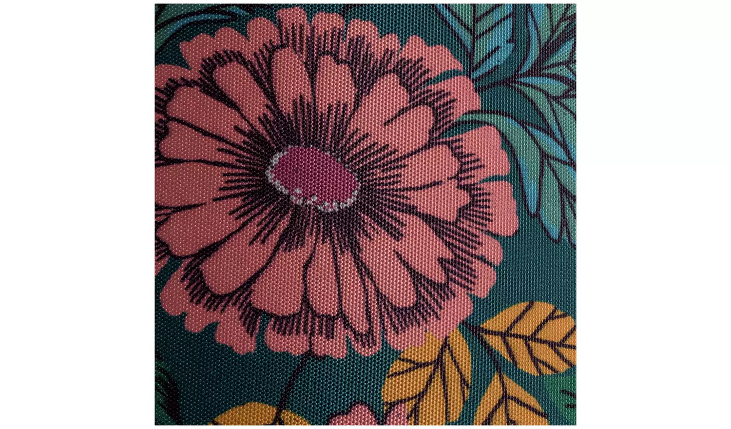 Argos Home Green & Gold Floral Tapered Lampshade - 35cm