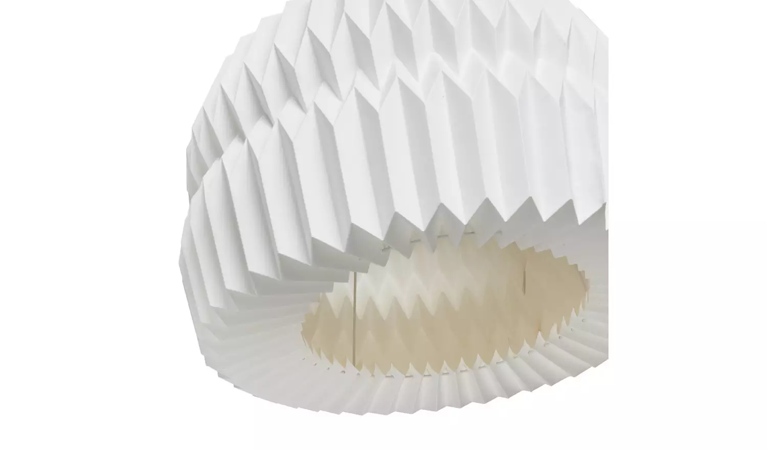 Habitat Origami White Paper Easy Fit Lampshade - 55cm