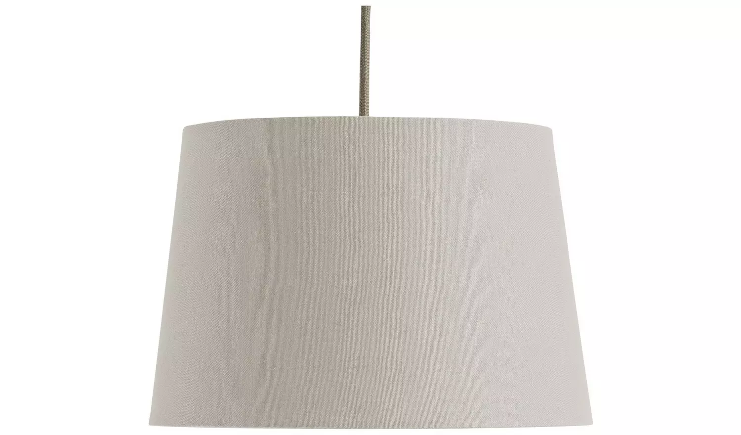 Habitat Cream Textured Easy Fit Tapered Lampshade - 30cm