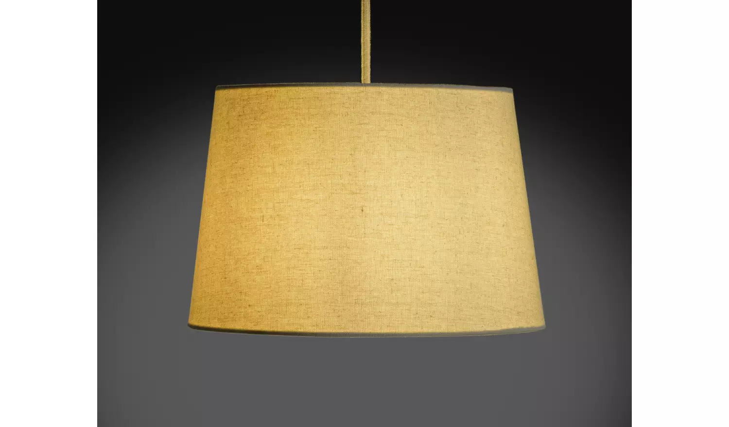 Habitat Cream Textured Easy Fit Tapered Lampshade - 30cm