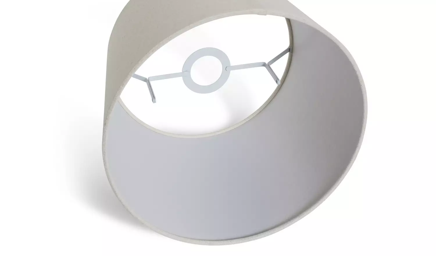 Habitat Cream Textured Easy Fit Tapered Lampshade - 30cm